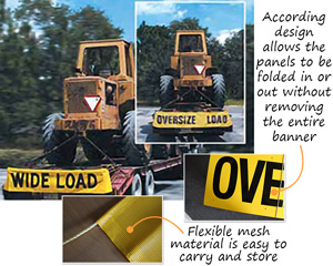 Wide Load Banners & Signs