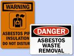 Looking for Asbestos Warning Signs?