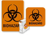 Biohazard HazMat Stickers