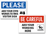 Custom Safety Slogan Signs