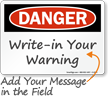 Blank Danger Signs