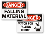 More Falling Material Signs