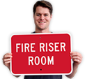 Fire Riser Sign – Tough