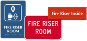 Fire Riser Signs