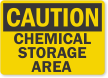 Chemical Storage Signs | Chemical Storage Area Signs