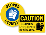 Looking for Gloves Required Signs?