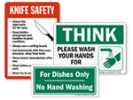 Kitchen & Food Safety Signs