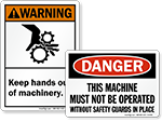 Looking for Machine Guarding Signs?