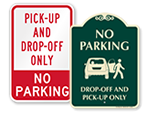 Drop Off Signs