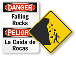 Rockfall Warning Signs