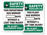 Safety Starts with You Scoreboards
