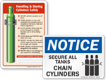 Secure Cylinders Signs