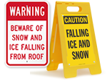 Ice and Snow Warning Signs