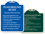 Looking for Social Distancing Signs for Parks / Playgrounds?