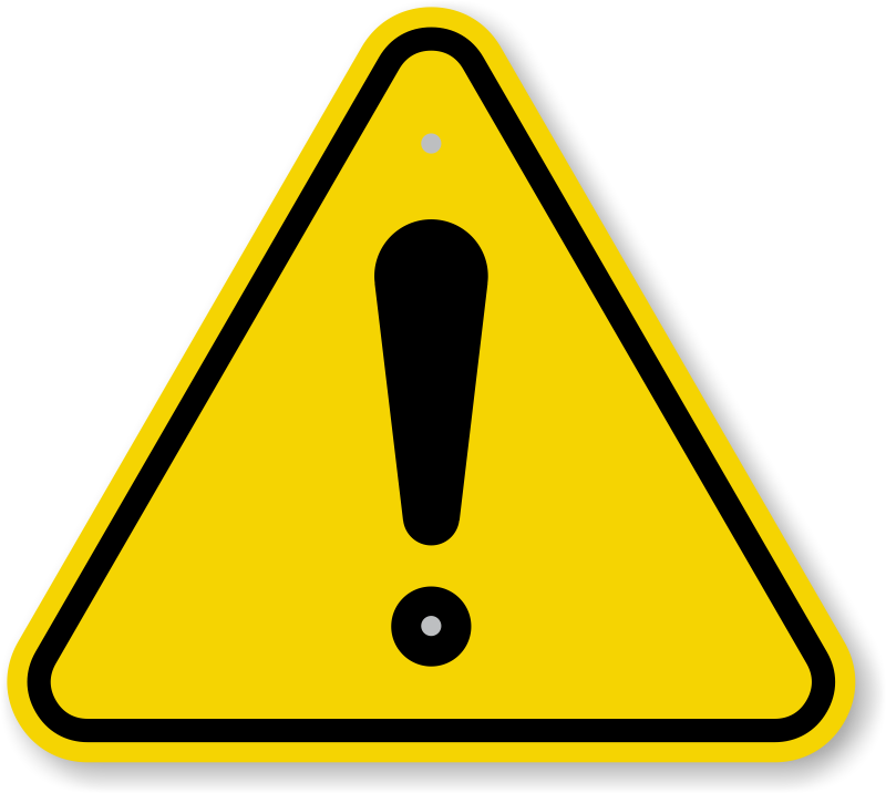 ISO W001 General Danger Exclamation Sign SKU IS 2002