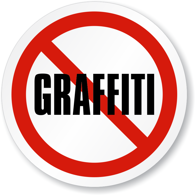 no graffiti iso circle sign is 1063