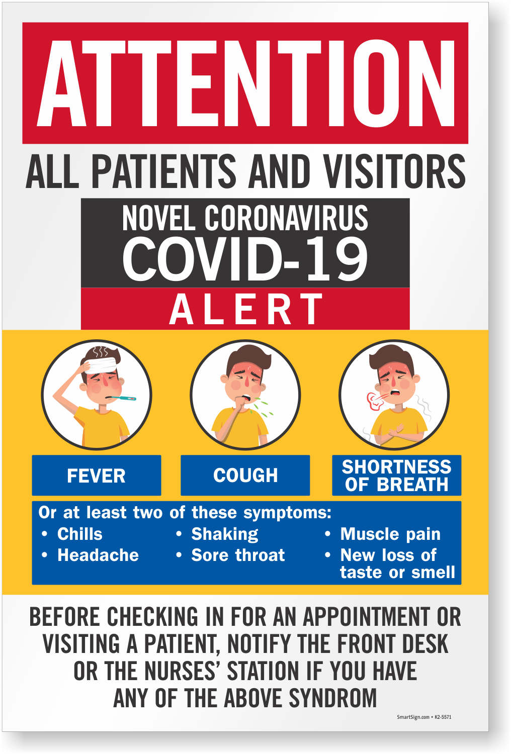 Medical Safety Signs | Hospital Safety Signs