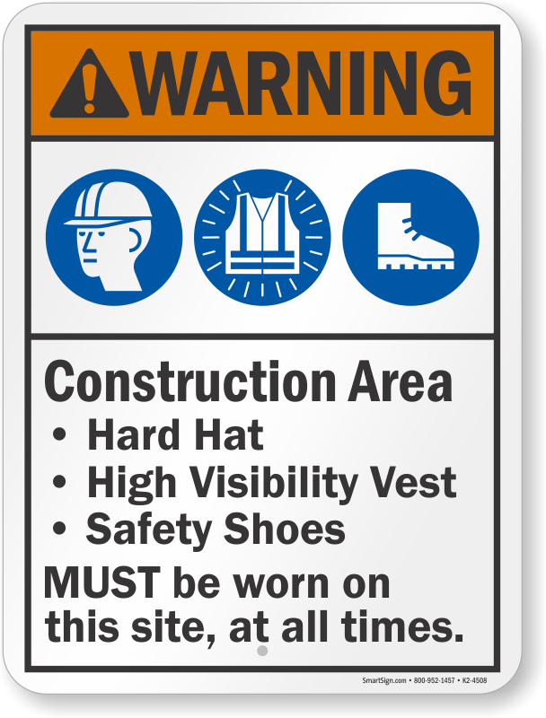 Construction Safety Signs | OSHA & ANSI Compliant