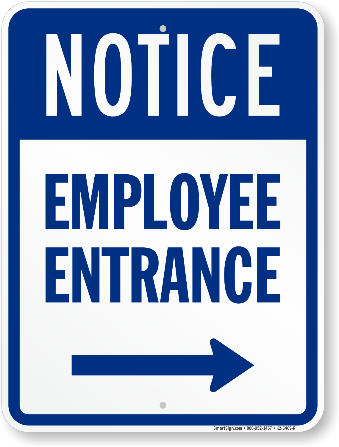 Employee Entrance Only Printable Sign - Printable Word Searches
