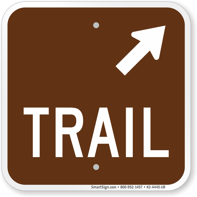 Trail Signs Hiking Signs Hiking Trail Symbols And Trail Markers