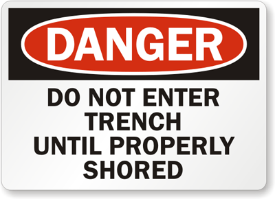 Trench-Danger-Sign