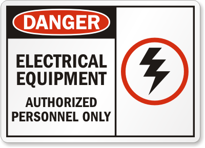 Electrical Danger Sign