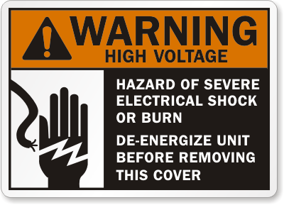 High Voltage Danger Sign