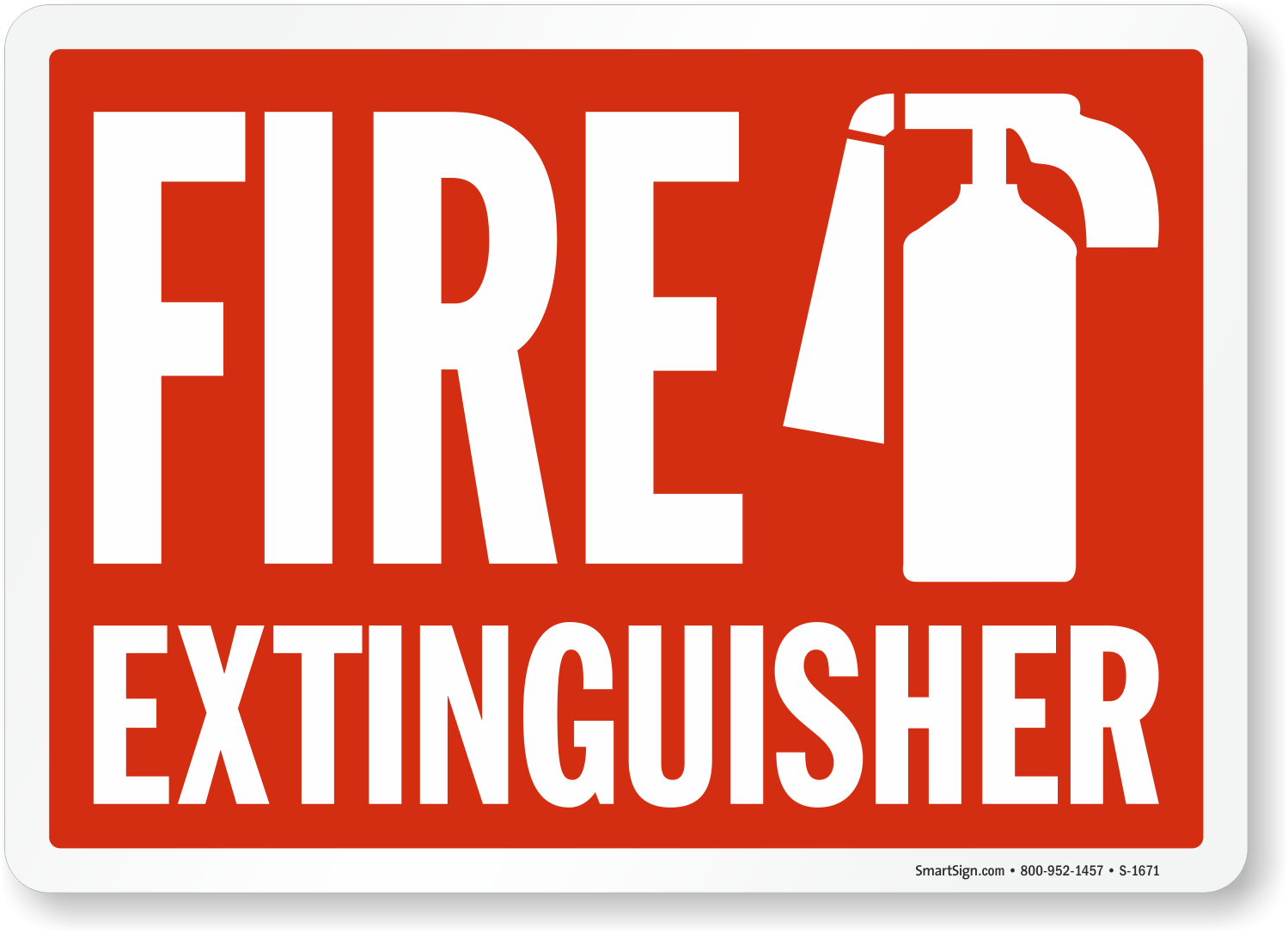 Fire Extinguisher Warning Signs