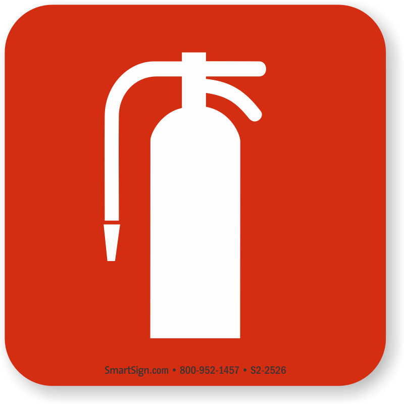 Fire Extinguisher Symbol Sign Fire Extinguisher Symbol Sign