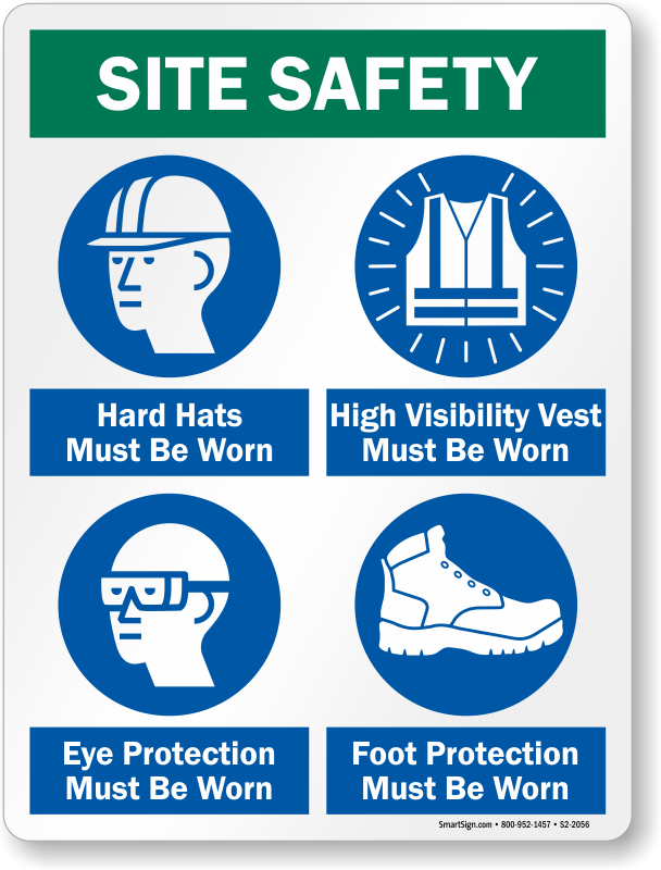 Foot Protection Signs | Safety Footwear Signs