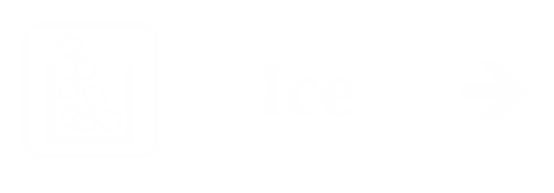 Ice Engraved Sign, Ice Cubes, Right Arrow Symbol