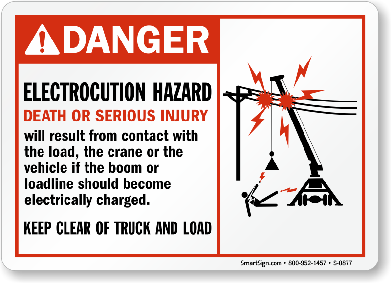 Crane Safety Signs | Hoist Safety Signs