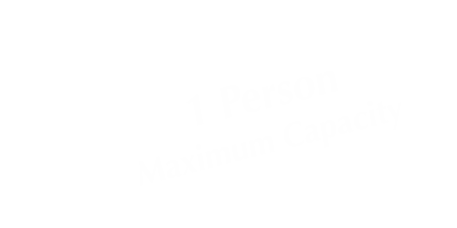Maximum Capacity Select Number Of Persons Tent Sign
