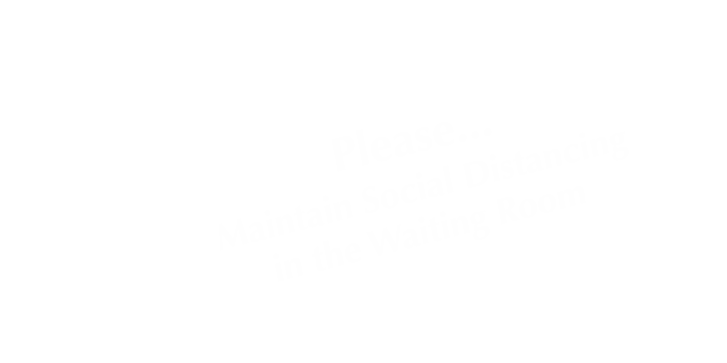 Please Maintain Social Distancing Tabletop Sign