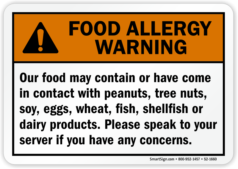 Food Allergy Warning Signs