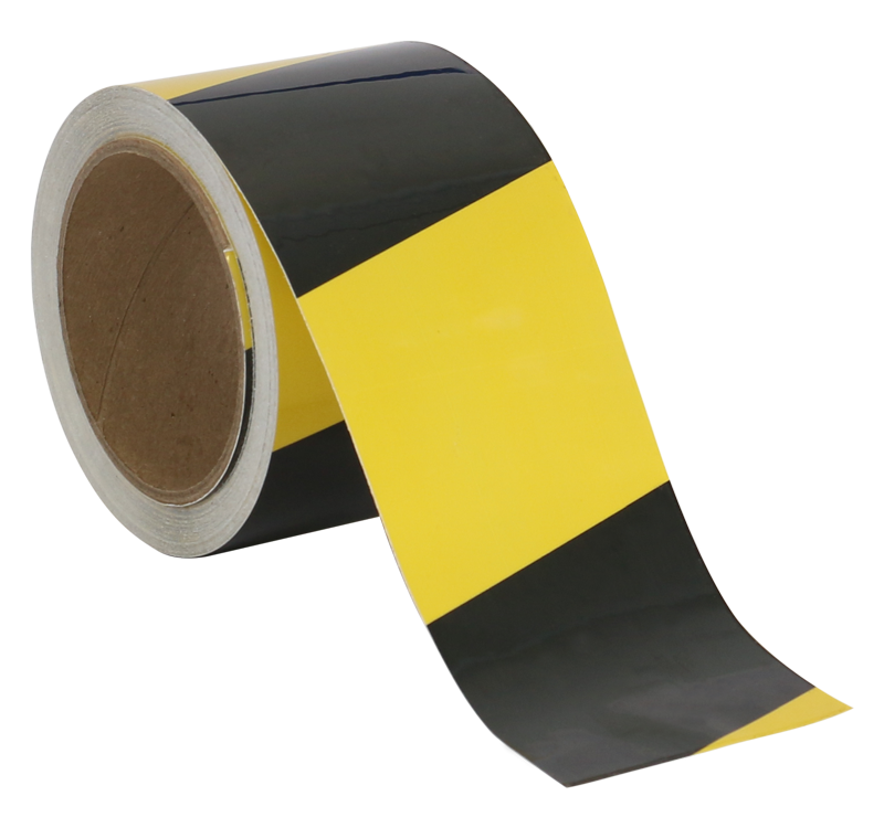 3 inch Striped Floor Stripe High Performance Marking Tape Signs