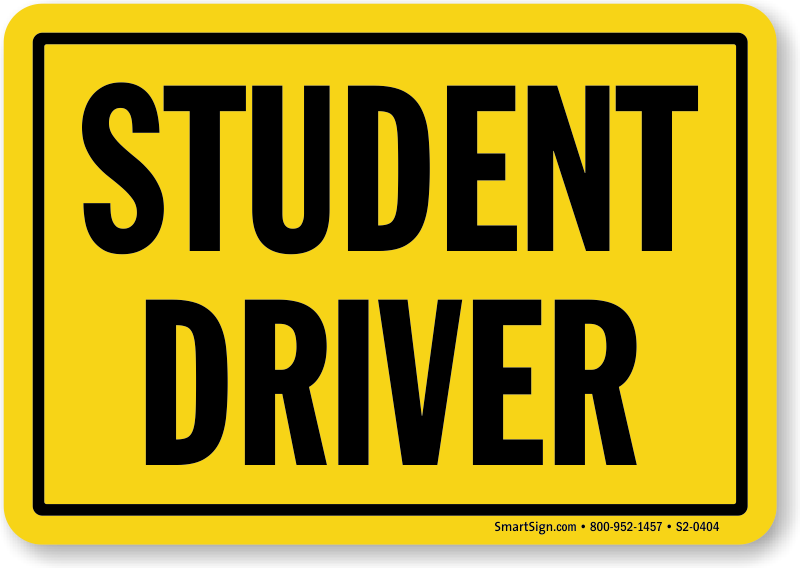 student-driver-sign