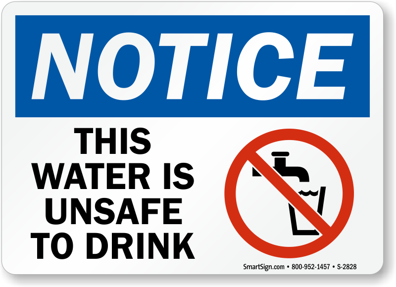 Do Not Drink Water Signs Non Potable Water Signs Do Not Drink Water Signs Non Potable Water Signs