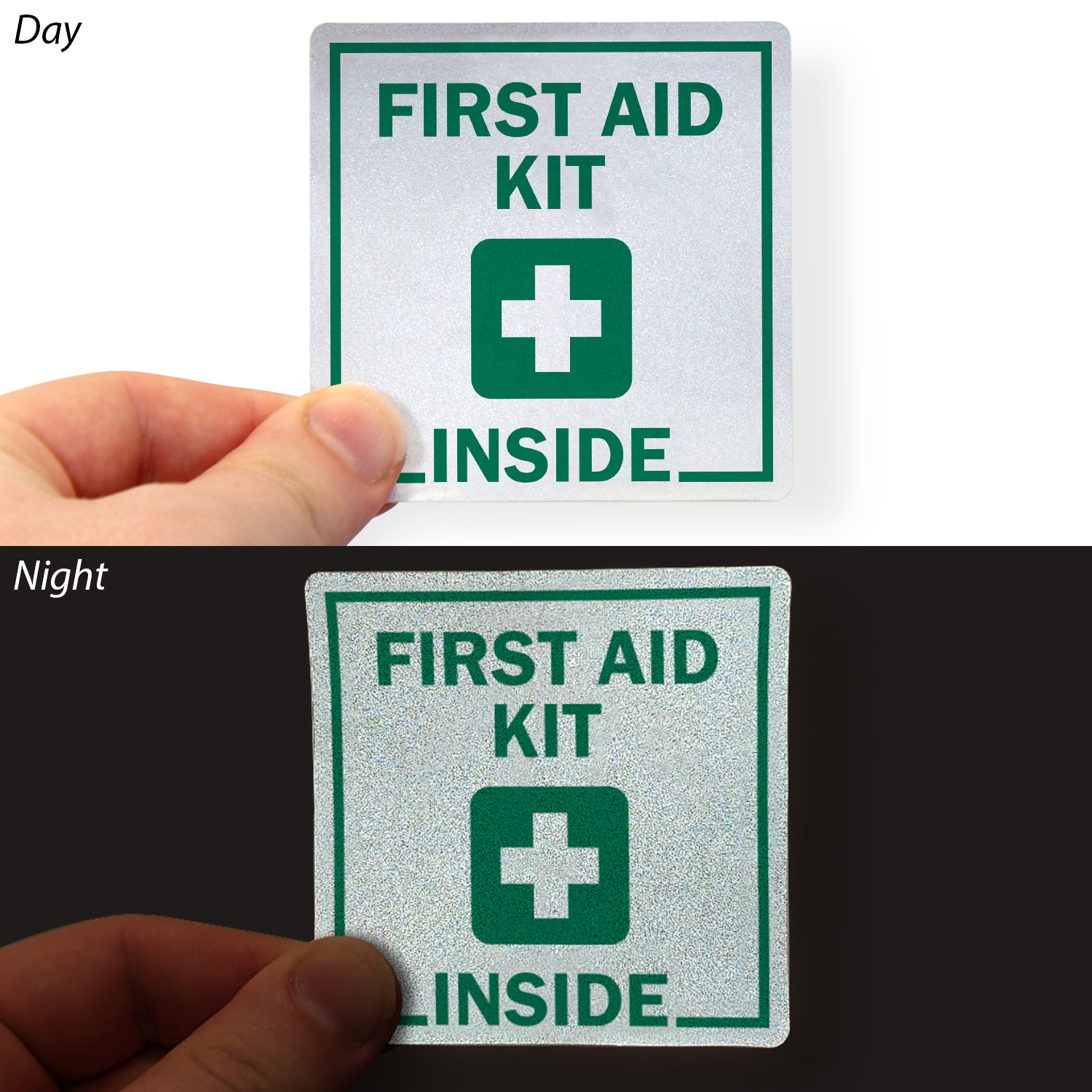 Labeled First Aid Kit