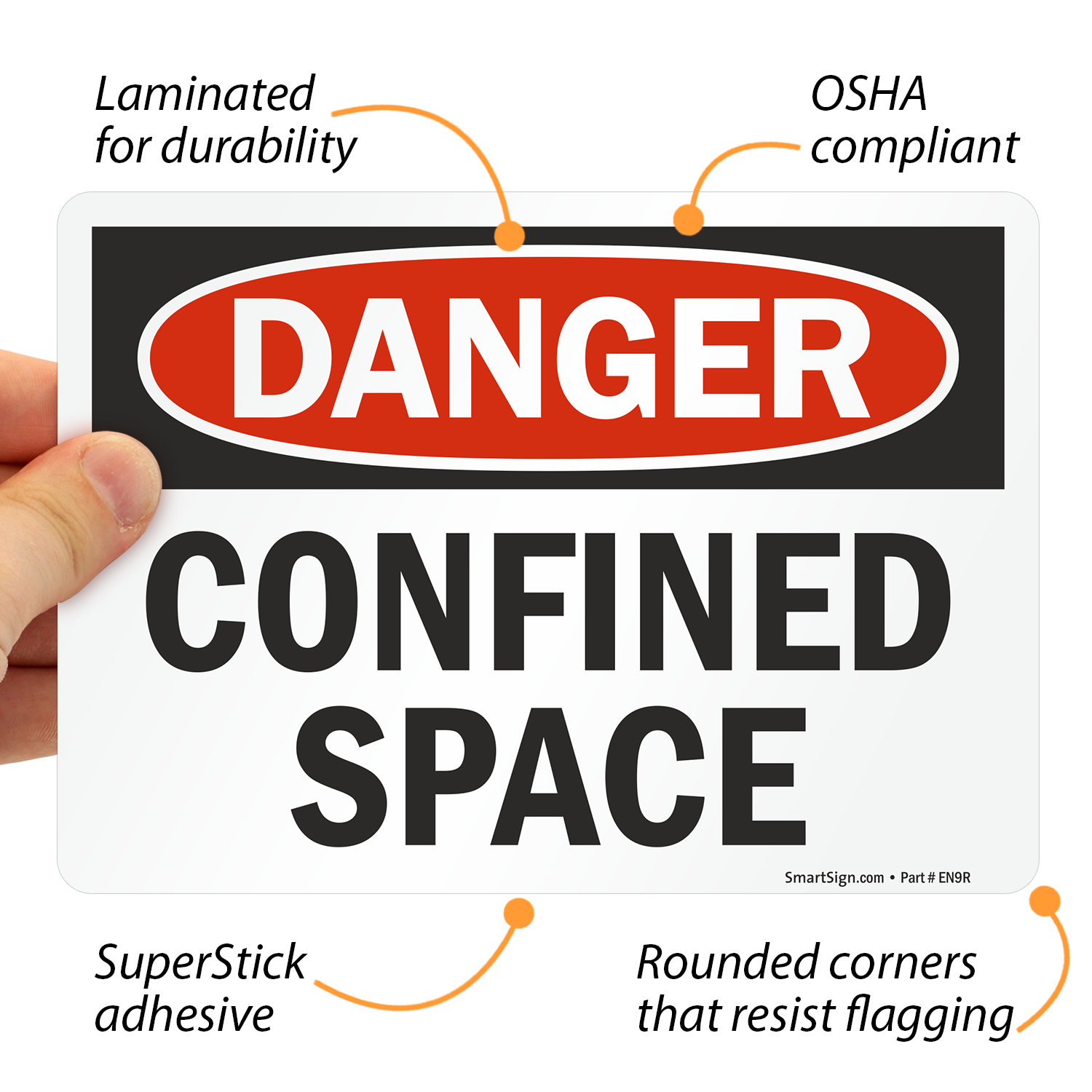 Danger Confined Space Sign