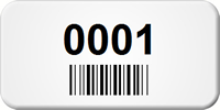 Small Custom Blank Barcode Tags