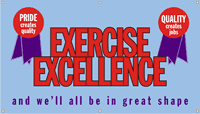 Exercise Excellence, Be in Great Shape Banner