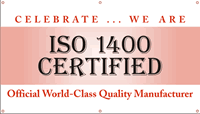 ISO 1400 Certified