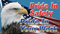 Pride in Safety, Pride in your Work Banner