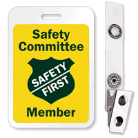 Safety Committee Member ID Badge