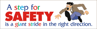 Safety is a Giant Stride Banner