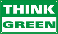 Think Green Banner