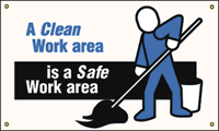 Safe Work Area Banner
