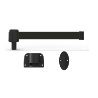 Blank Black Polyester Banner PLUS Wall Mount System
