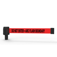 Do Not Enter Arc Flash Boundary PLUS Wall Mount System
